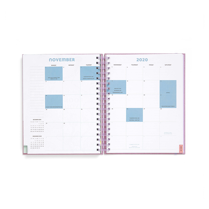 Planner 17-Month Large [2019/2020] - Lilac Glitter