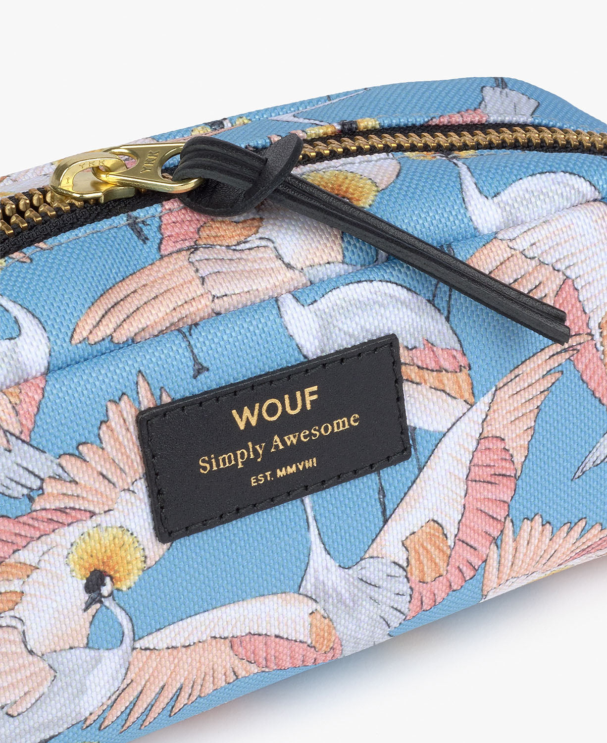 Small Make-Up Pouch - Imperial Heron