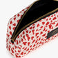 Small Make-Up Pouch - White Hearts