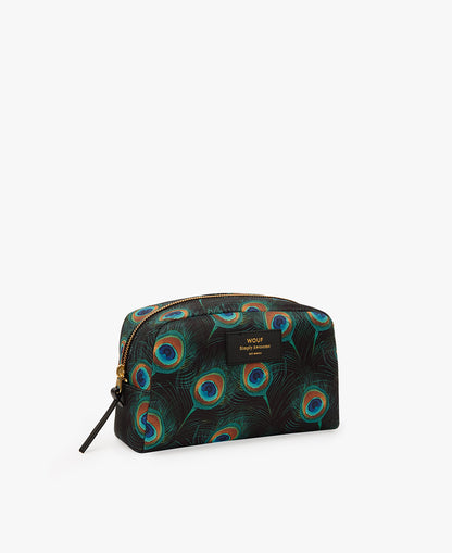 Large Make-Up Pouch - Peacock
