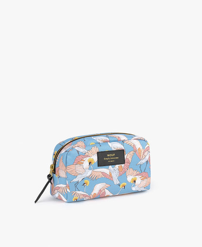 Large Make-Up Pouch - Imperial Heron