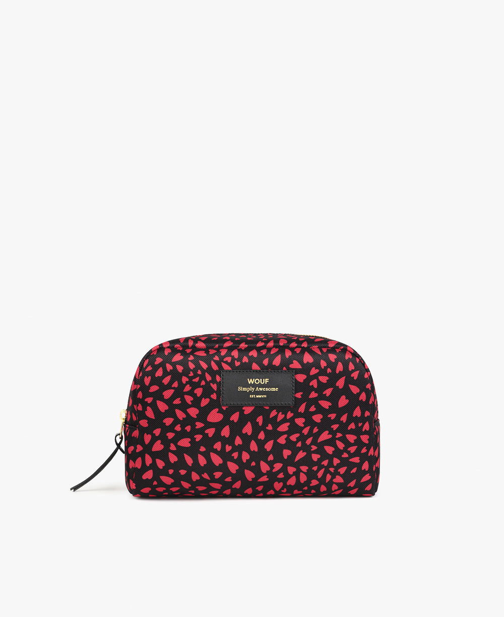 Large Make-Up Pouch - Hearts