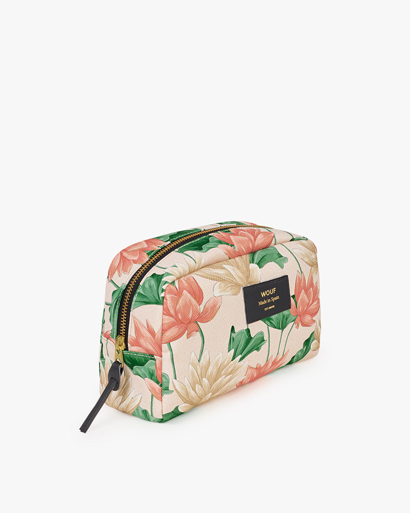 Large Make-Up Pouch - Lotus