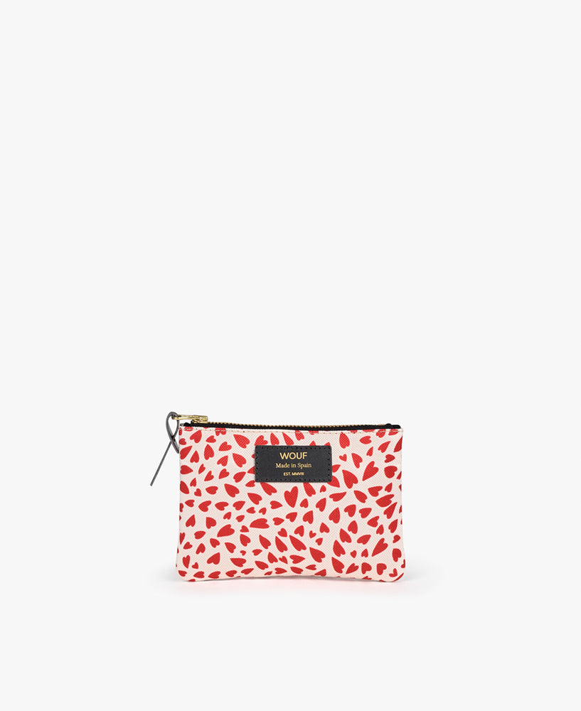 
                      
                        Pouch Bag - White Hearts
                      
                    