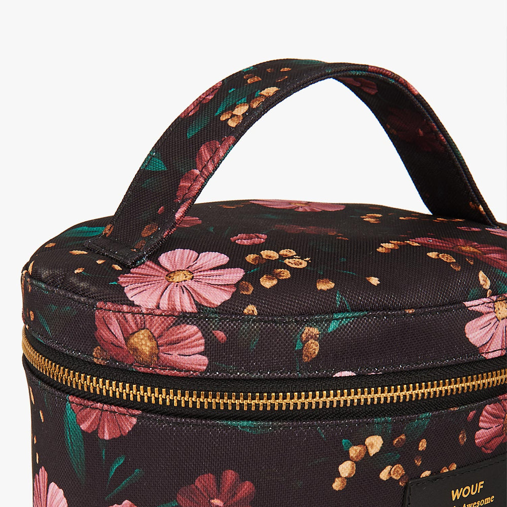 
                      
                        Make-Up Bag - Black Flowers
                      
                    