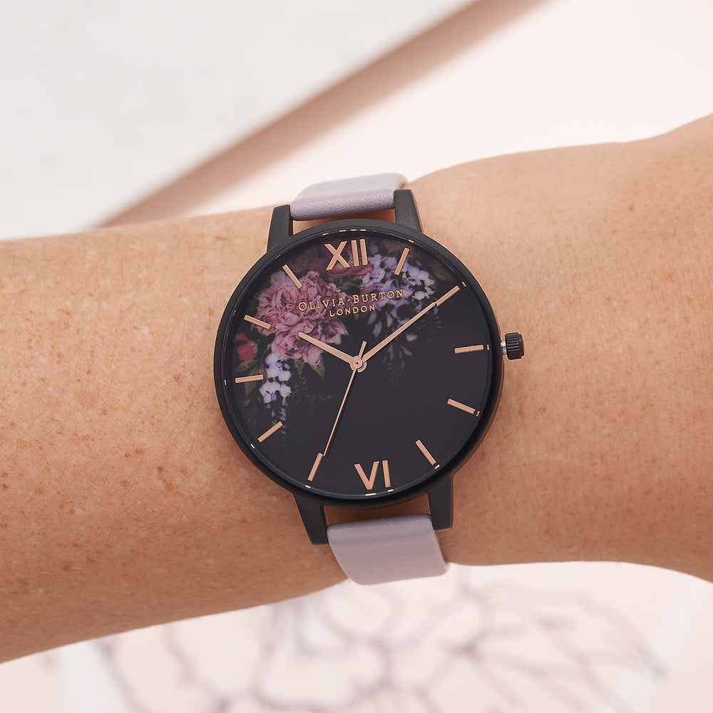 
                      
                        After Dark - Floral Grey Lilac & Matte Black
                      
                    