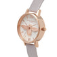 Animal Motif Moulded Bee - Midi Grey & Rose Gold