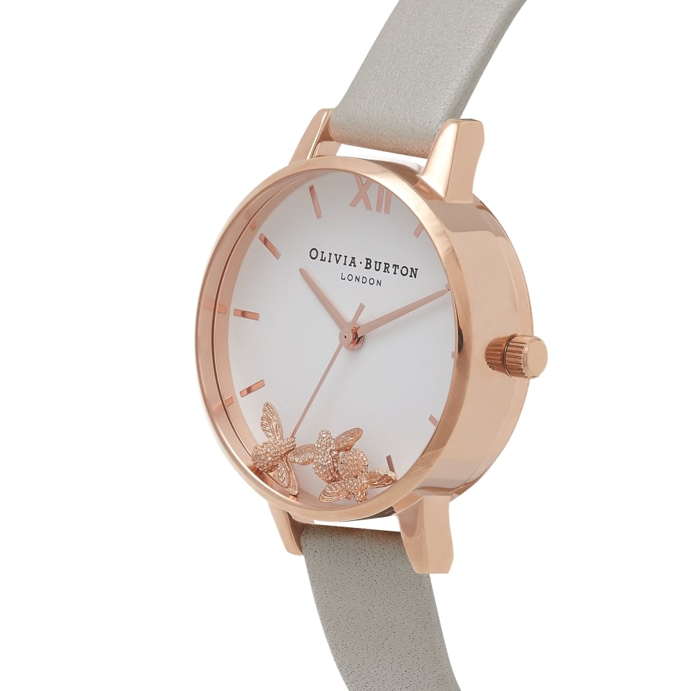 Busy Bee - Grey & Rose Gold