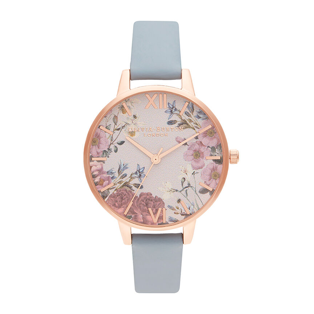 British Blooms - Chalk Blue & Rose Gold