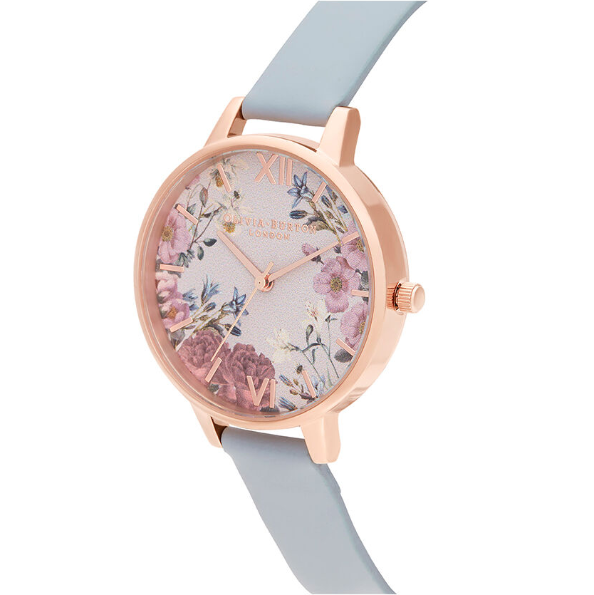 British Blooms - Chalk Blue & Rose Gold