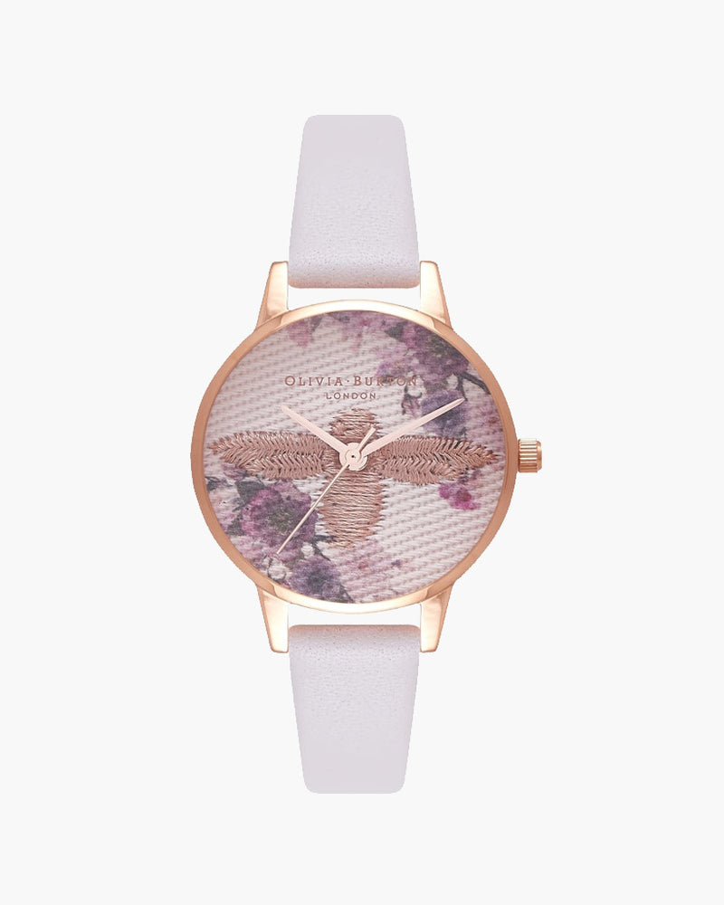 
                      
                        Embroidered Dial - Blush & Rose Gold
                      
                    
