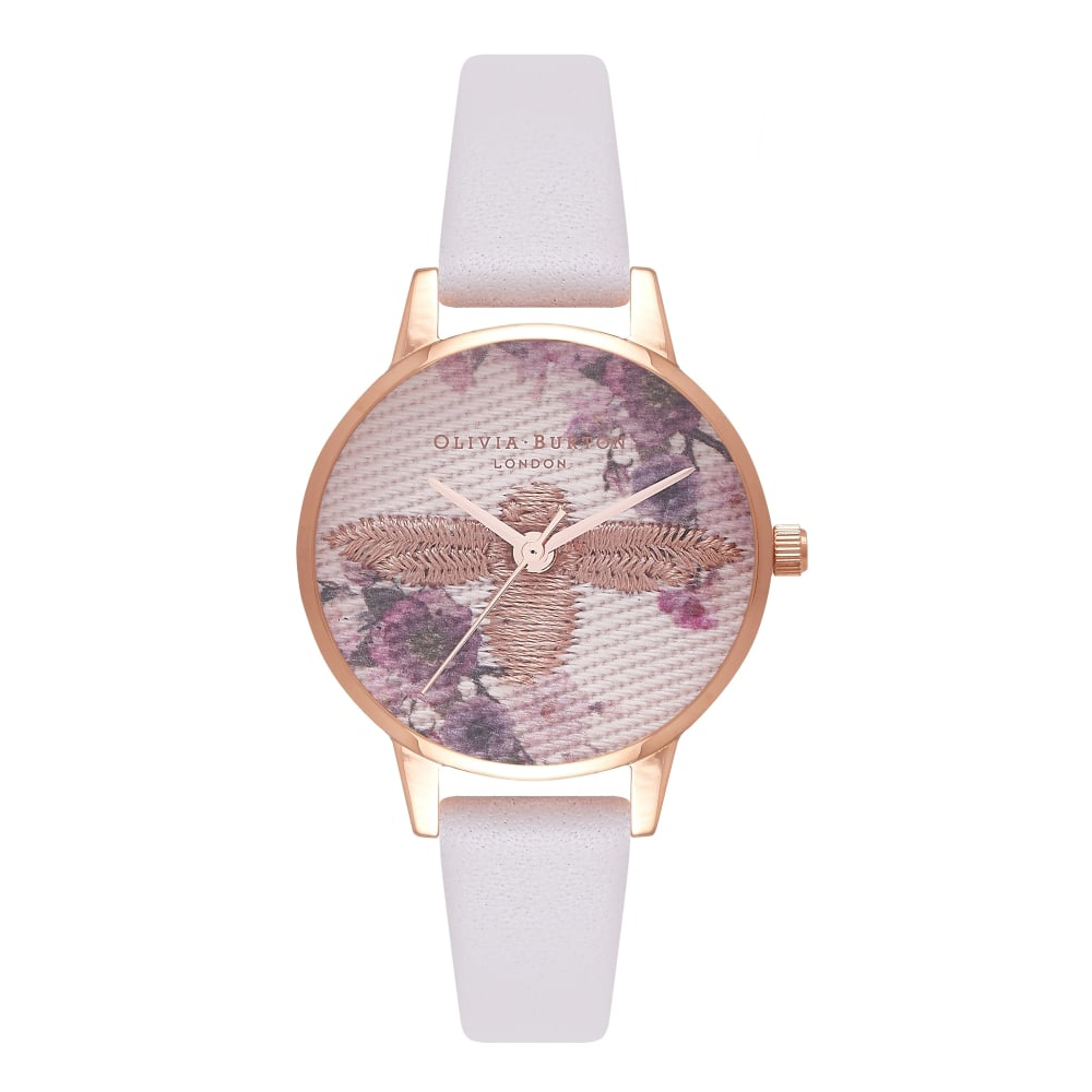 
                      
                        Embroidered Dial - Blush & Rose Gold
                      
                    