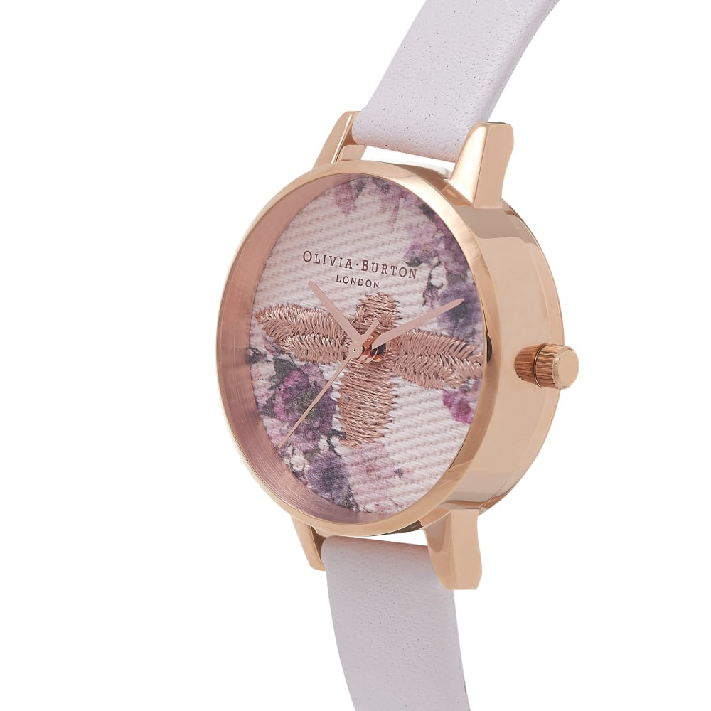
                      
                        Embroidered Dial - Blush & Rose Gold
                      
                    