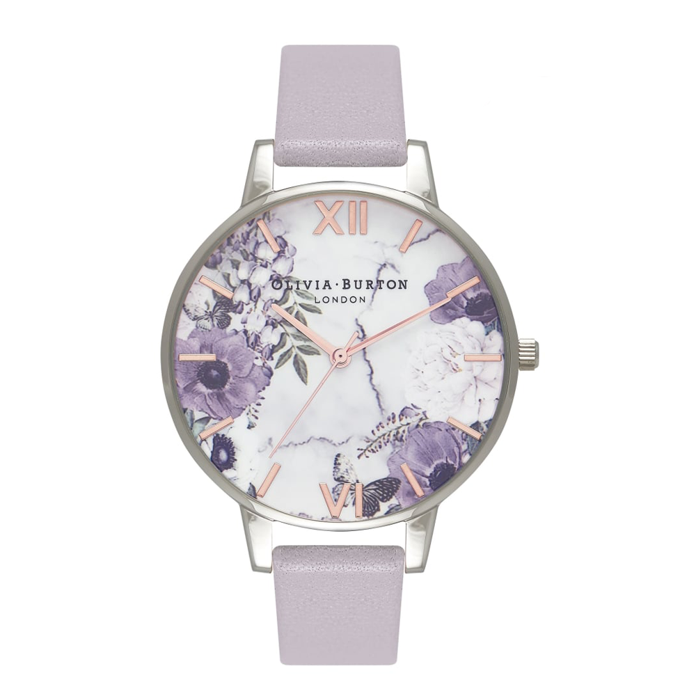
                      
                        Marble Floral - Grey Lilac, Rose Gold & Silver
                      
                    
