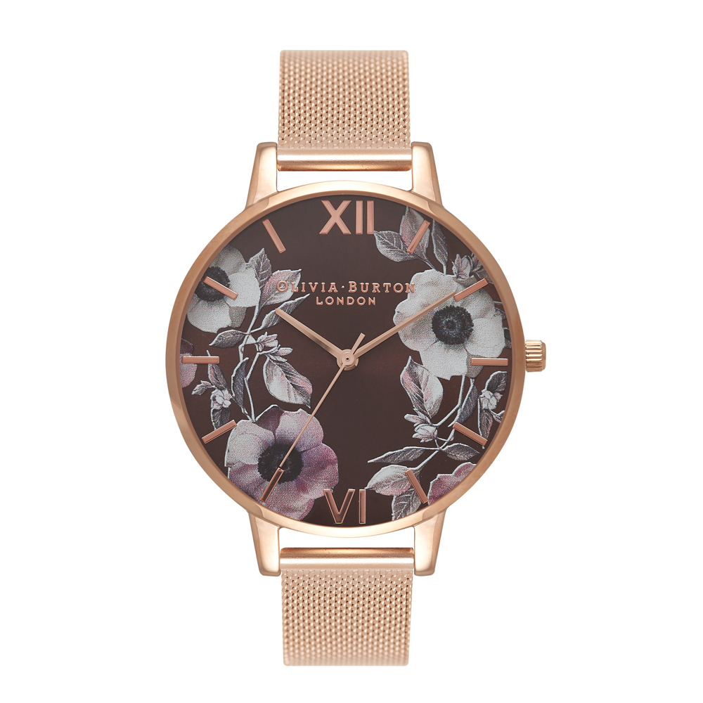 
                      
                        Poppy - Brown Dial & Rose Gold Mesh
                      
                    