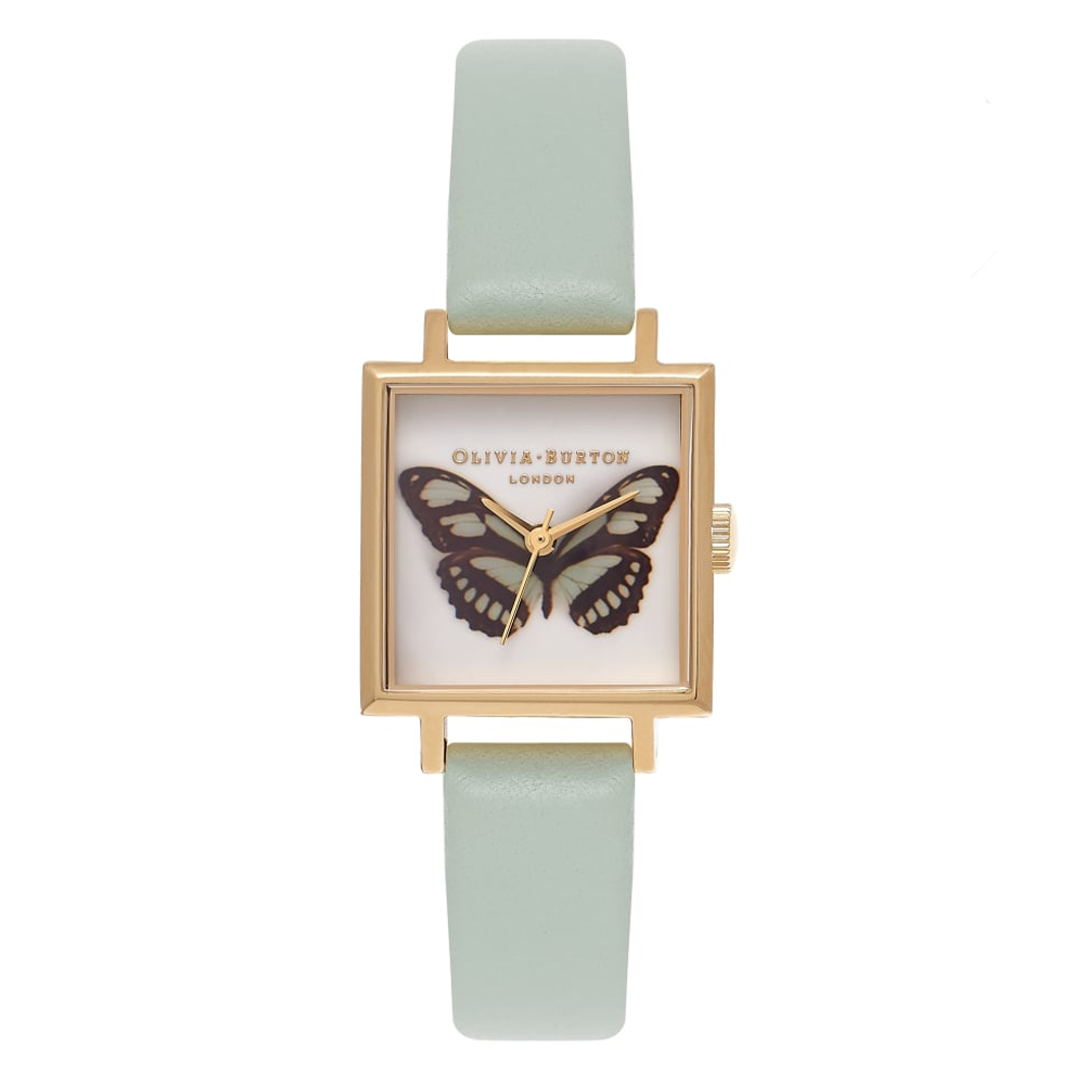
                      
                        Woodland Square Dial Butterfly - Mint & Gold
                      
                    