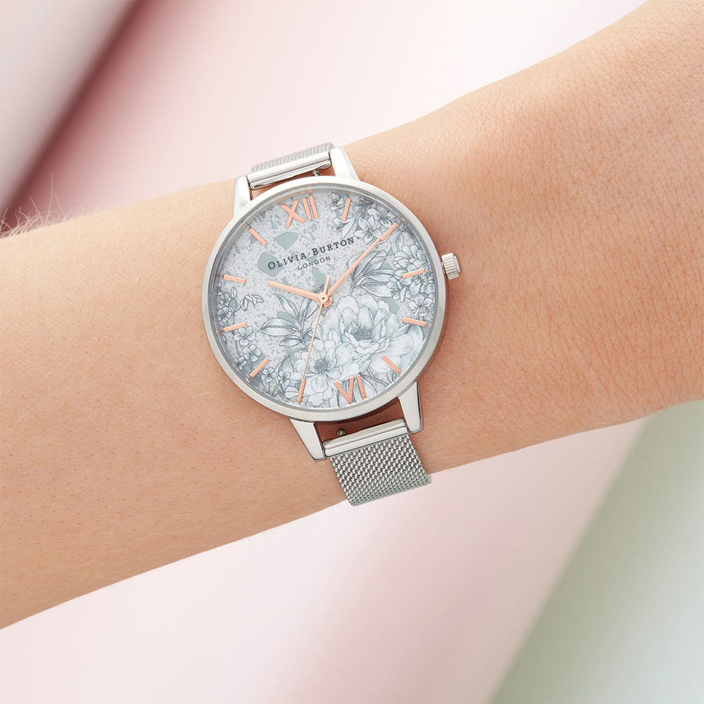 
                      
                        Terrazzo Florals - Rose Gold & Silver Mesh
                      
                    