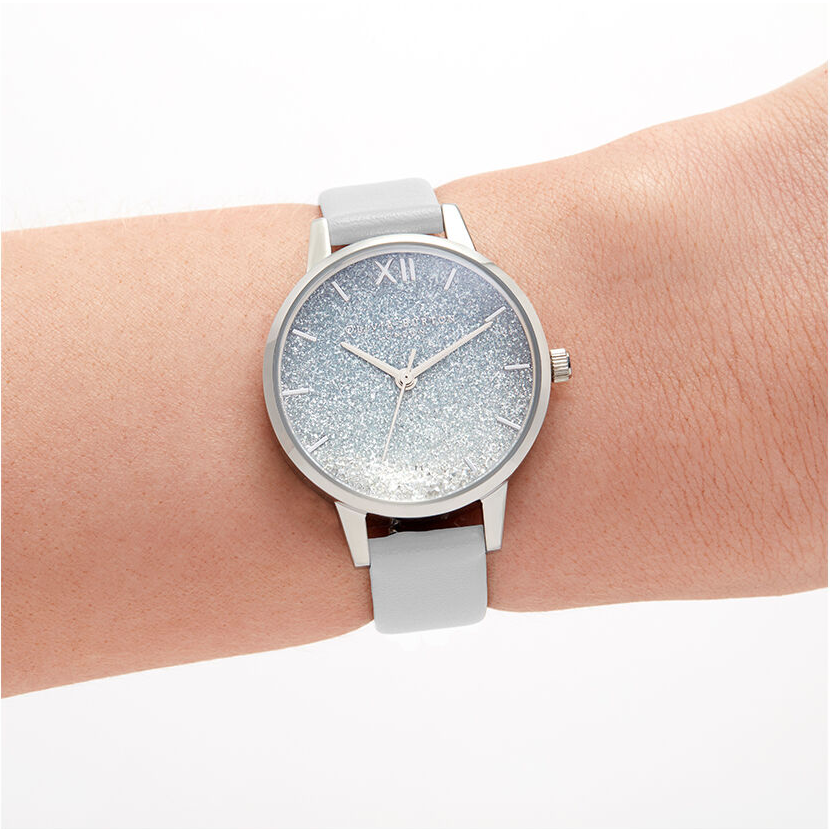 
                      
                        Wishing Wave Glitter Dial - Light Grey & Silver
                      
                    