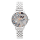 Abstract Florals - Rose Gold & Silver Bracelet