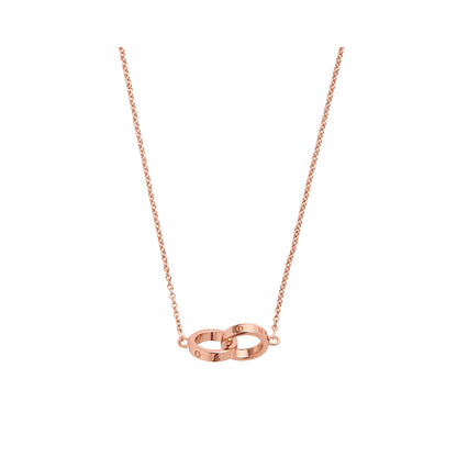 Interlink Necklace - Rose Gold