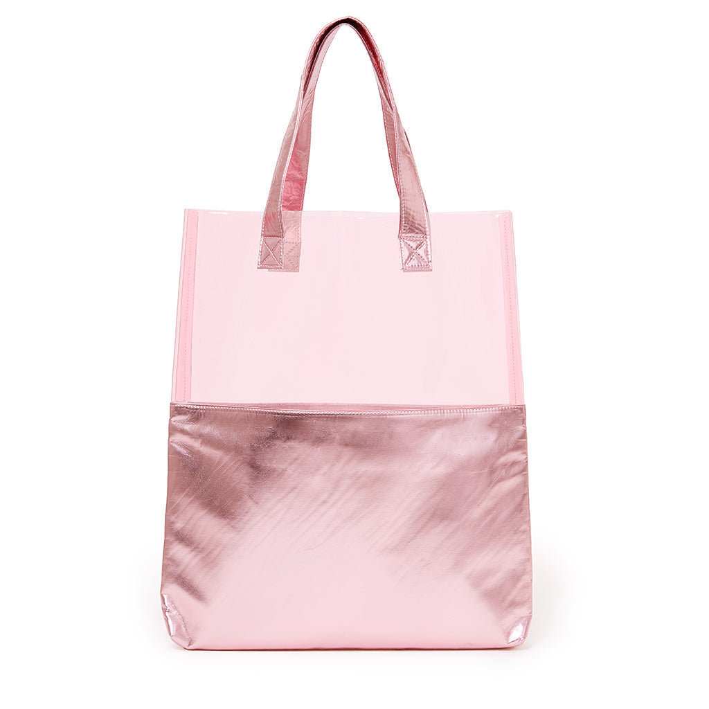Peekaboo Tote Bag - Pink Shimmer