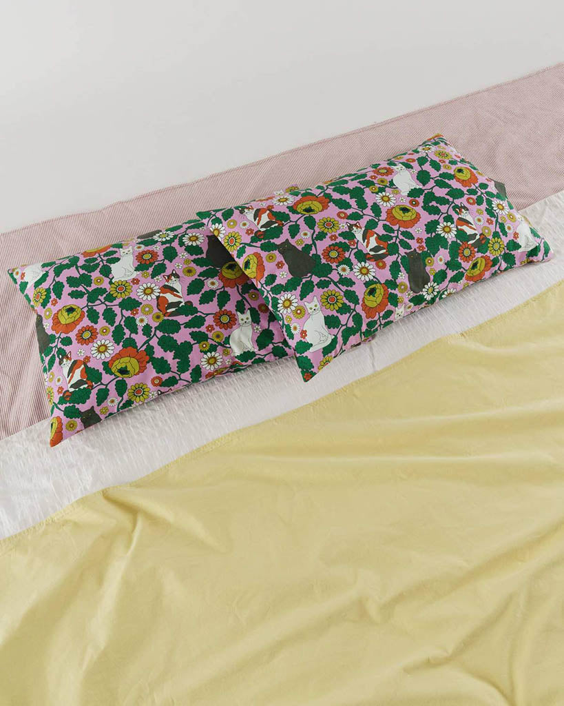 Pillow Case Set Of 2 - Daisy Cat