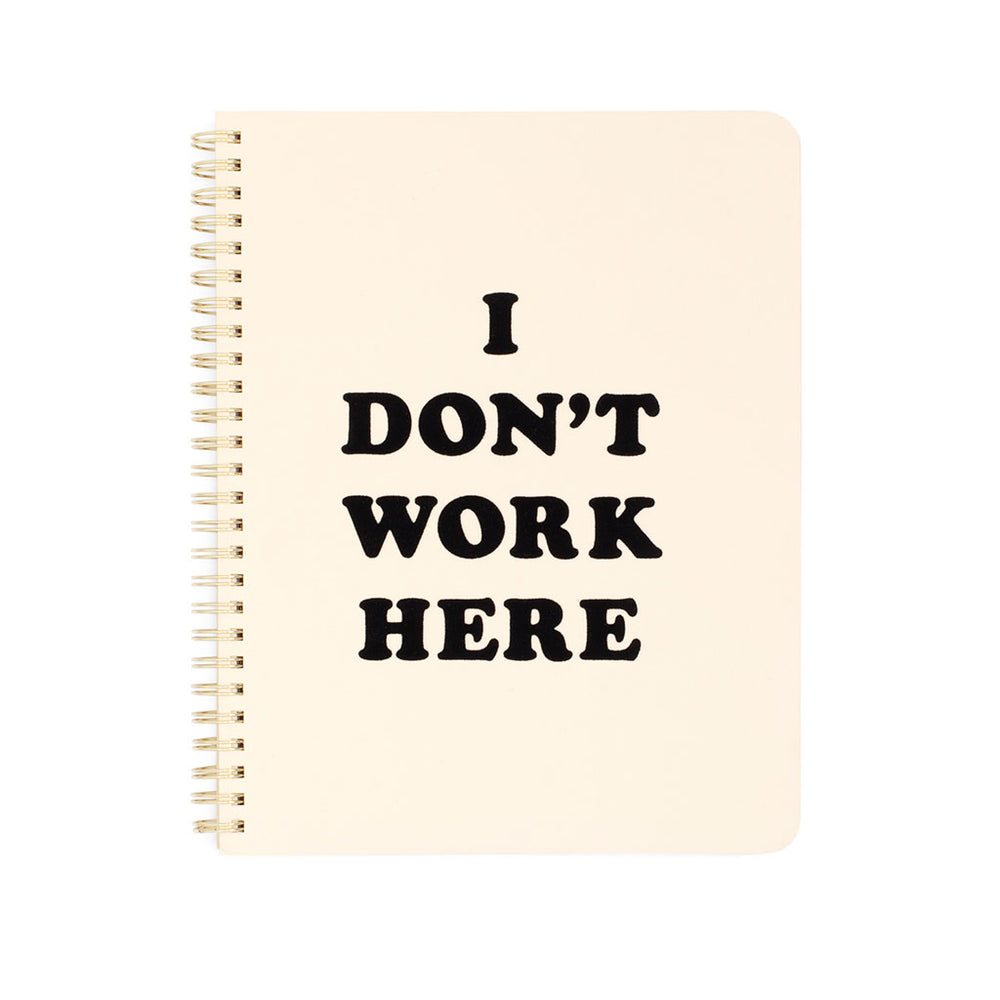 
                      
                        Rough Draft Mini Notebook - I Don't Work Here
                      
                    