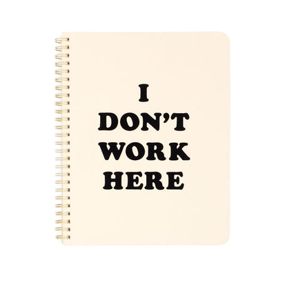 Rough Draft Mini Notebook - I Don't Work Here