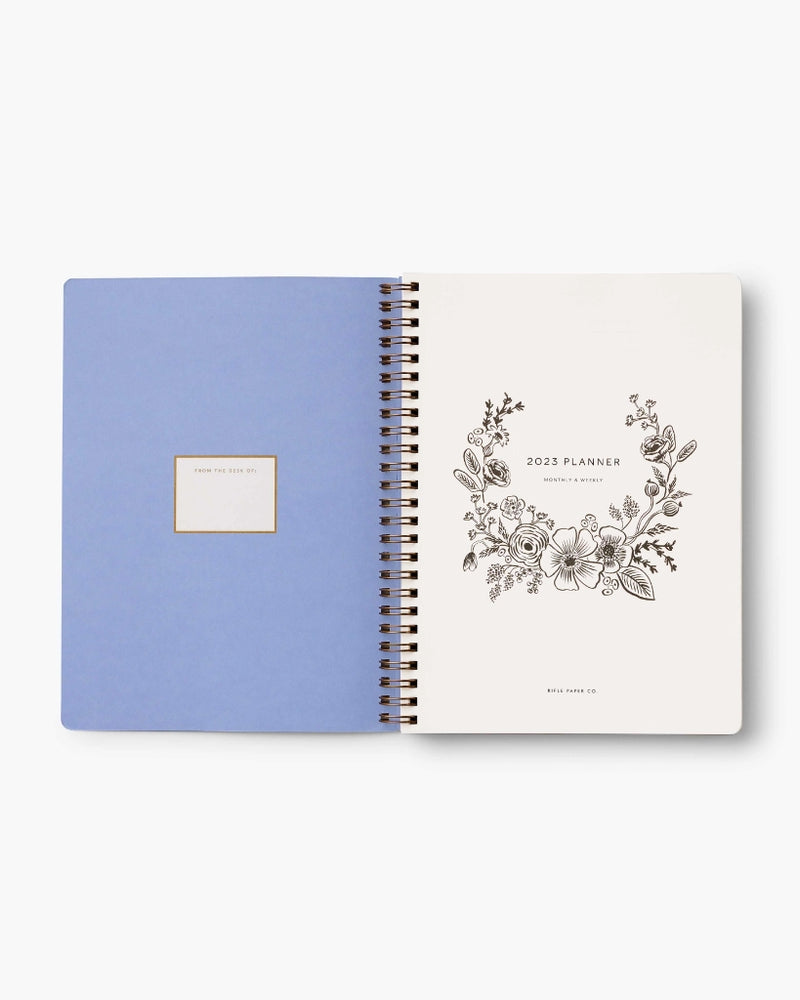 12-Month Softcover Spiral Planner 2023 - Mayfair
