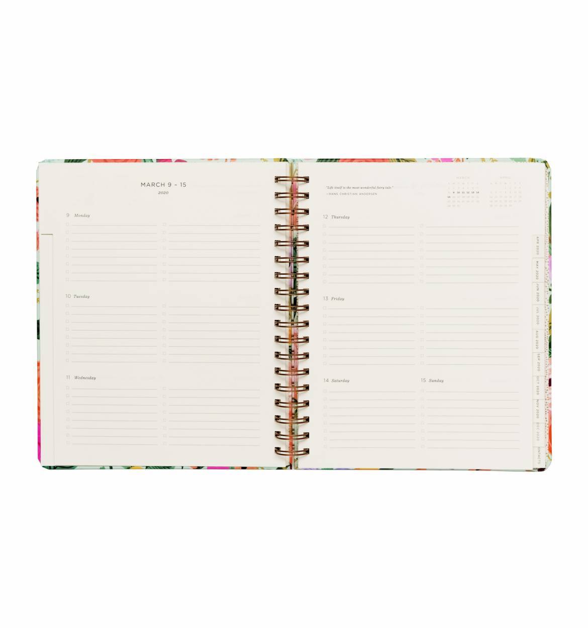 Everyday 17-Month Planner 2020 - Garden Party Spiral