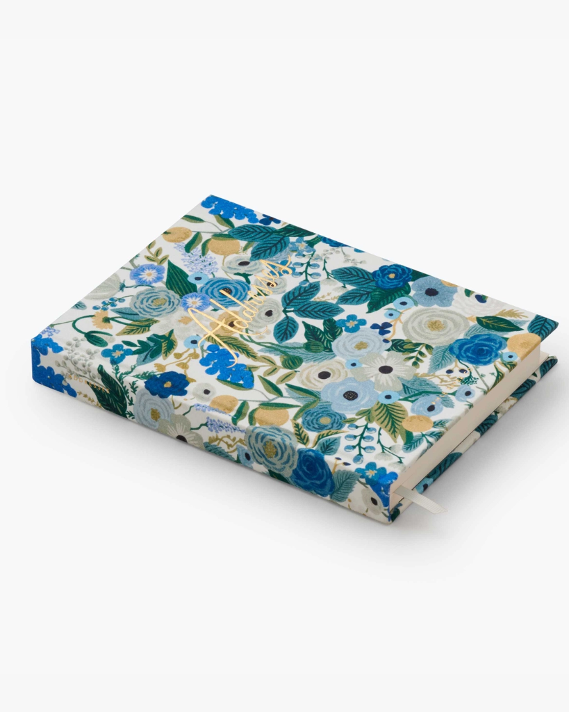 Address Book - Garden Party Blue