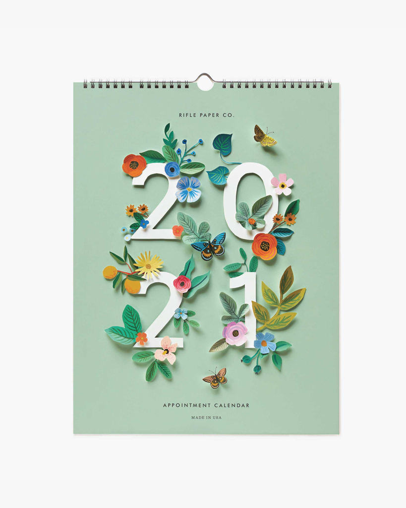 Appointment Calendar 2021 - Cut Paper