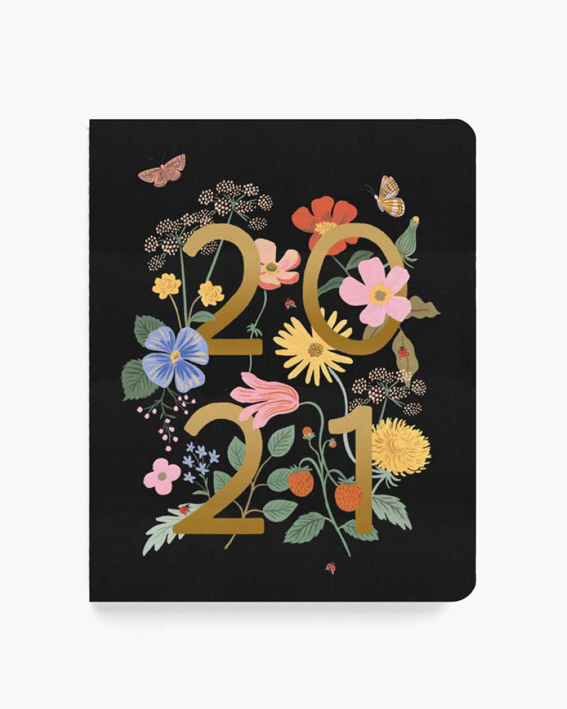 Stitched Appointment Notebook 2021 - Wild Garden