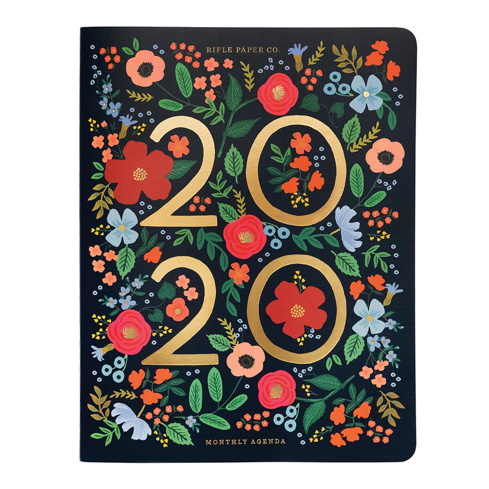 Stitched Appointment Notebook 2020 - Wild Rose