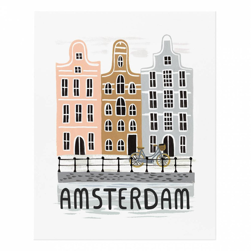 Art Print - Bon Voyage Amsterdam