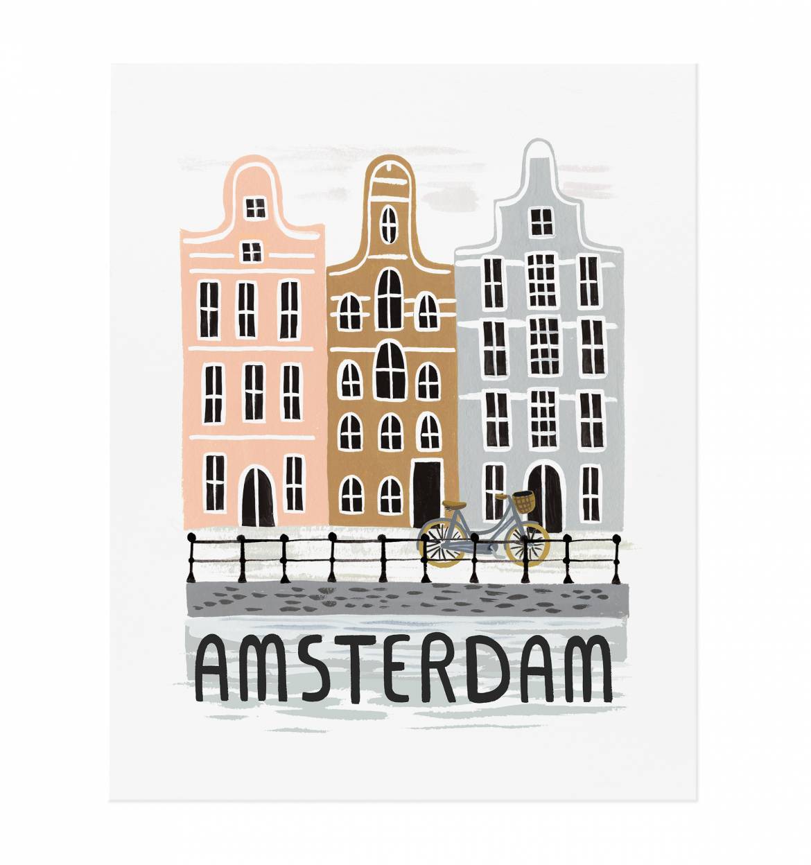 Art Print - Bon Voyage Amsterdam