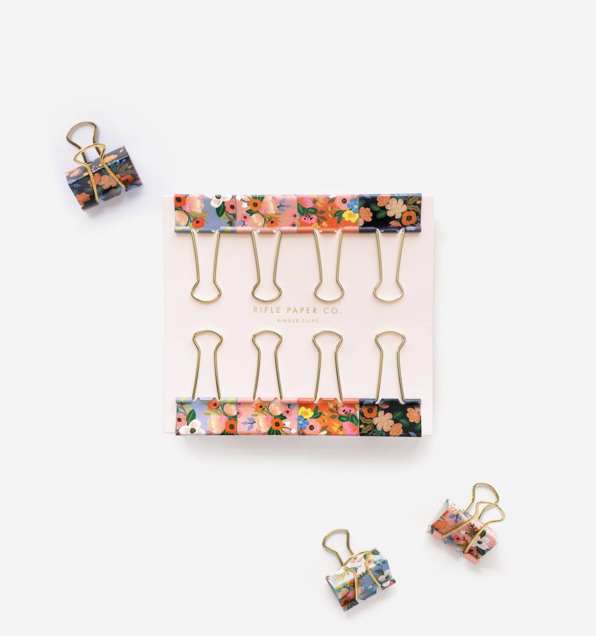 Binder Clips - Lively Floral