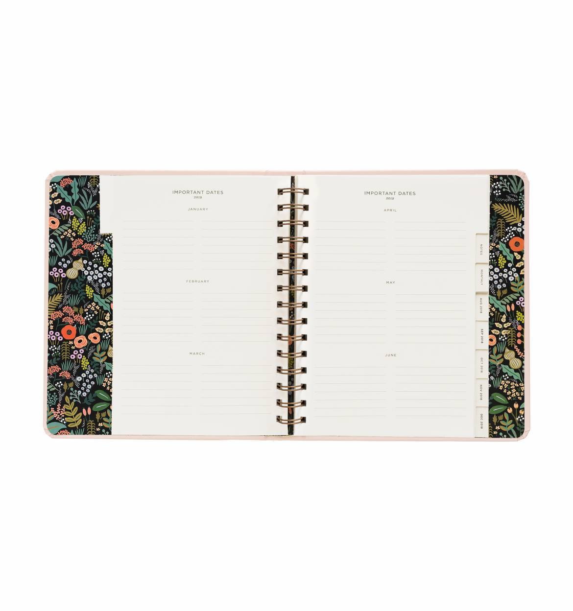 Everyday 17-Month Planner 2019 - Bouquet