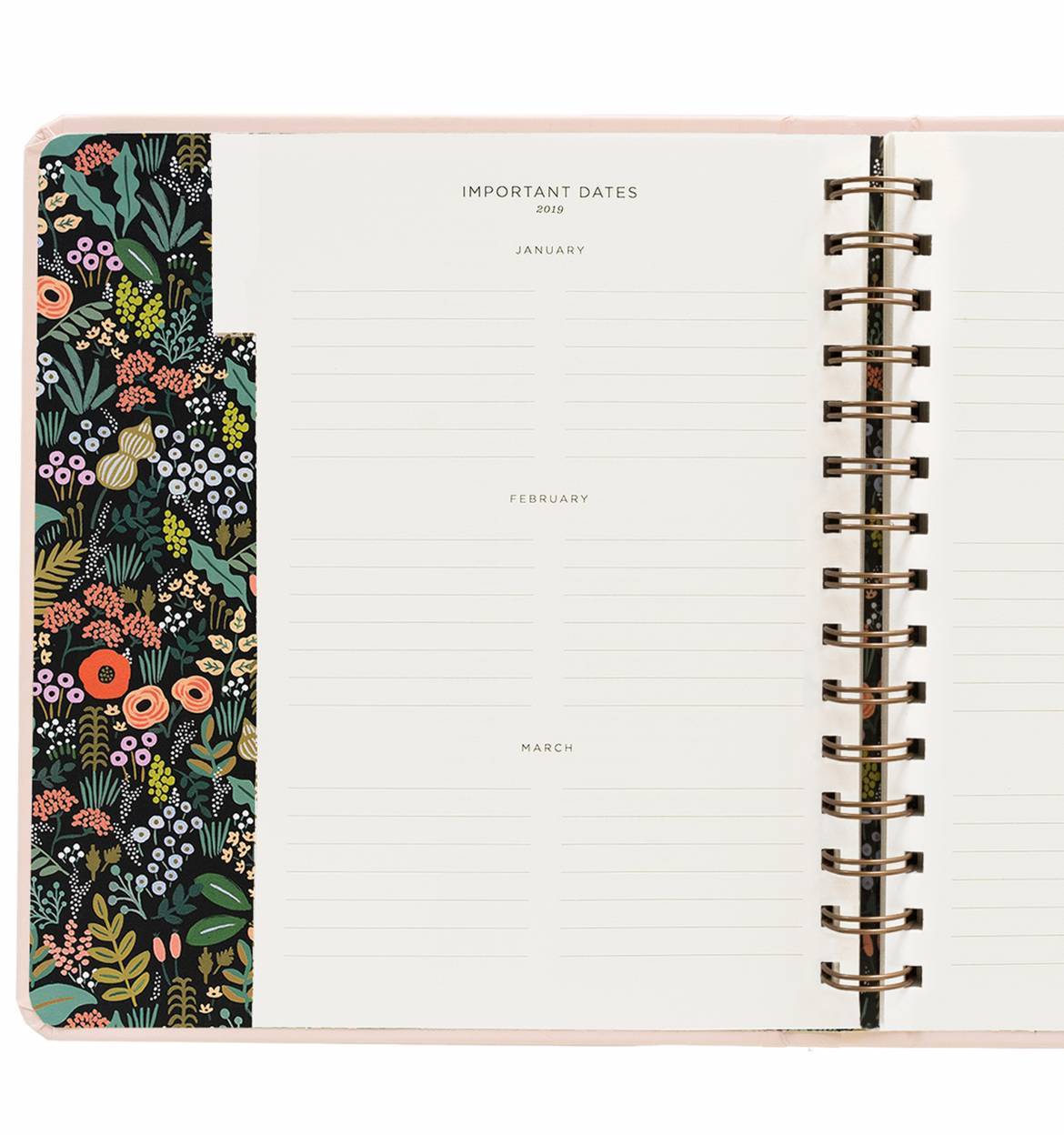 Everyday 17-Month Planner 2019 - Bouquet