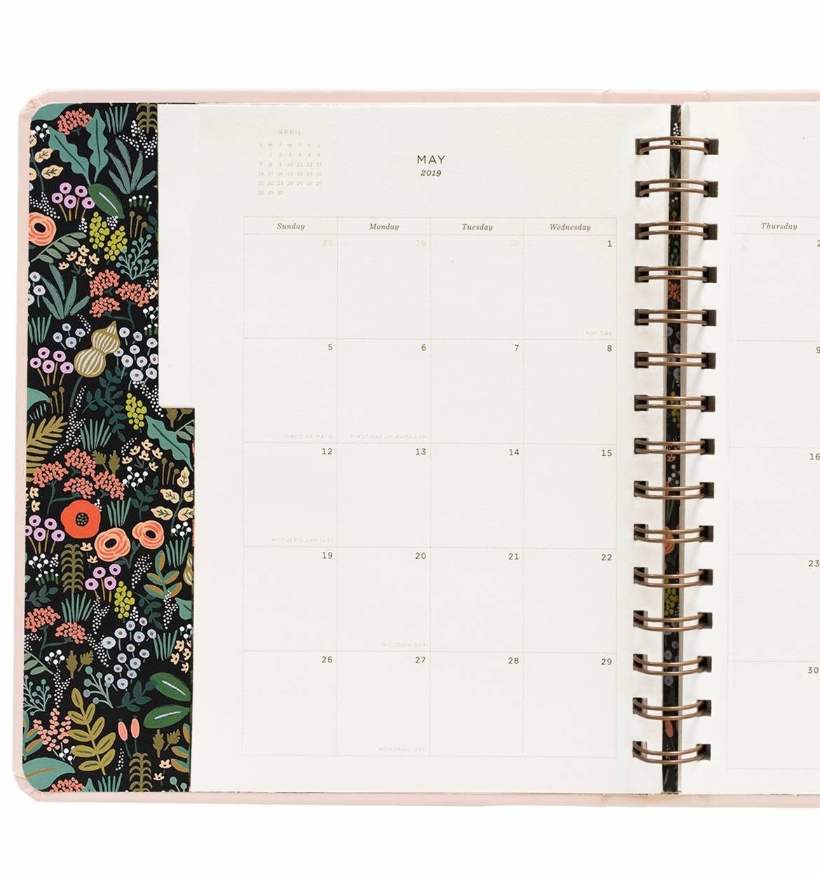 Everyday 17-Month Planner 2019 - Bouquet