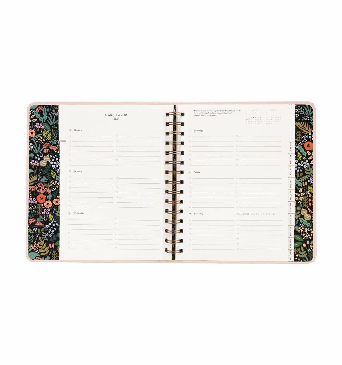 Everyday 17-Month Planner 2019 - Bouquet