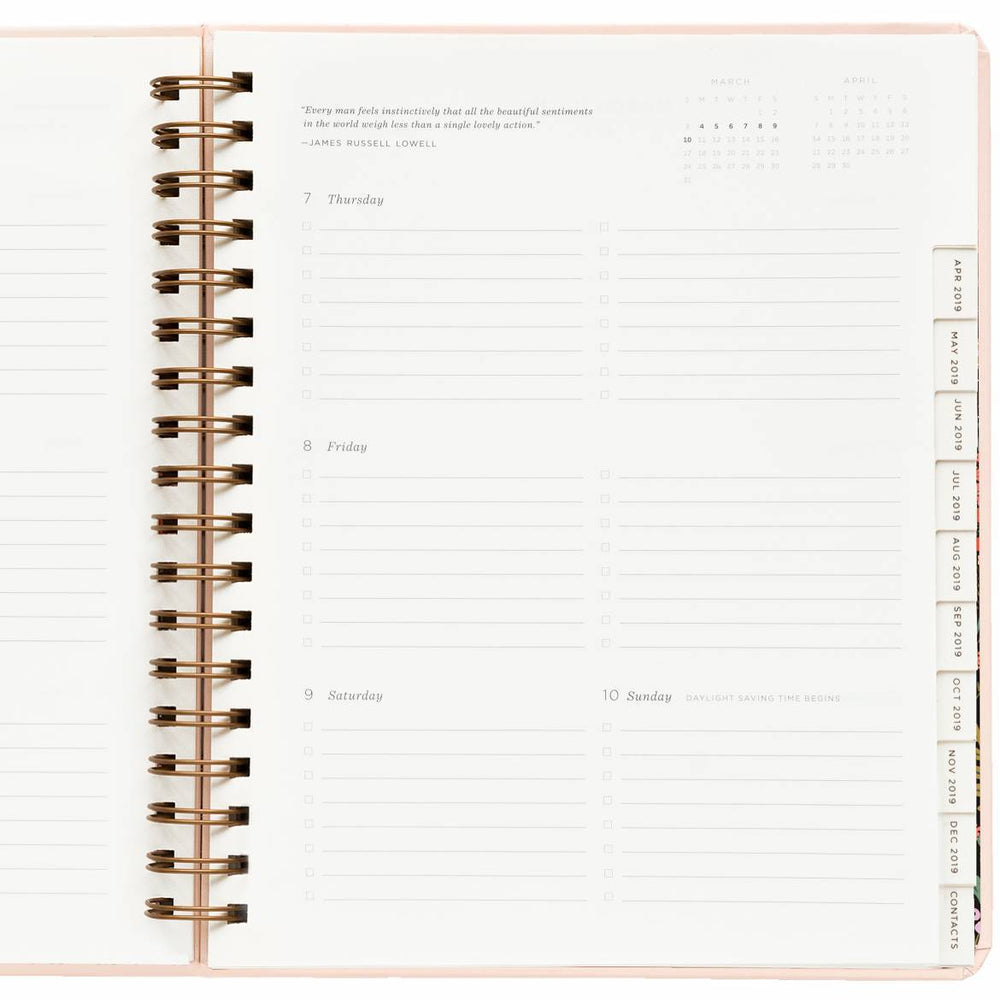 
                      
                        Everyday 17-Month Planner 2019 - Bouquet Spiral
                      
                    