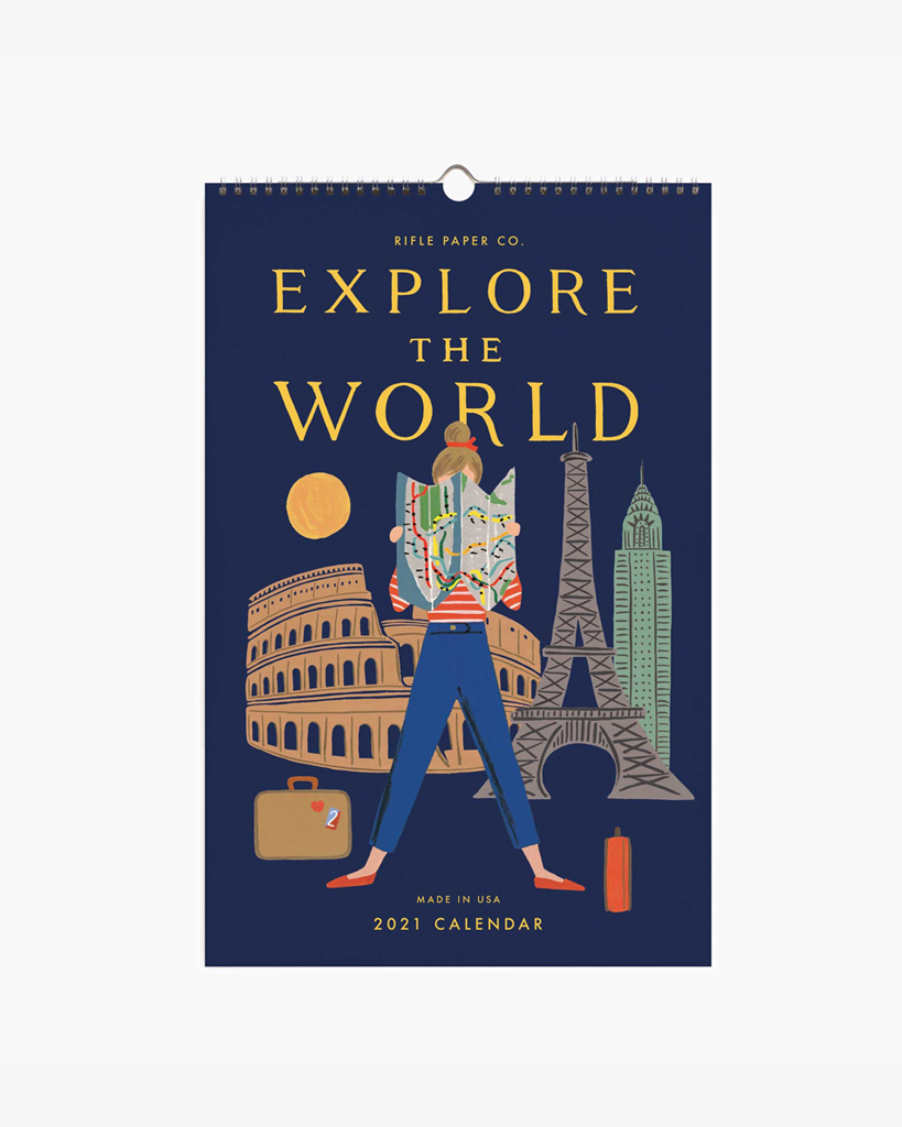 Wall Calendar 2021 - Explore The World