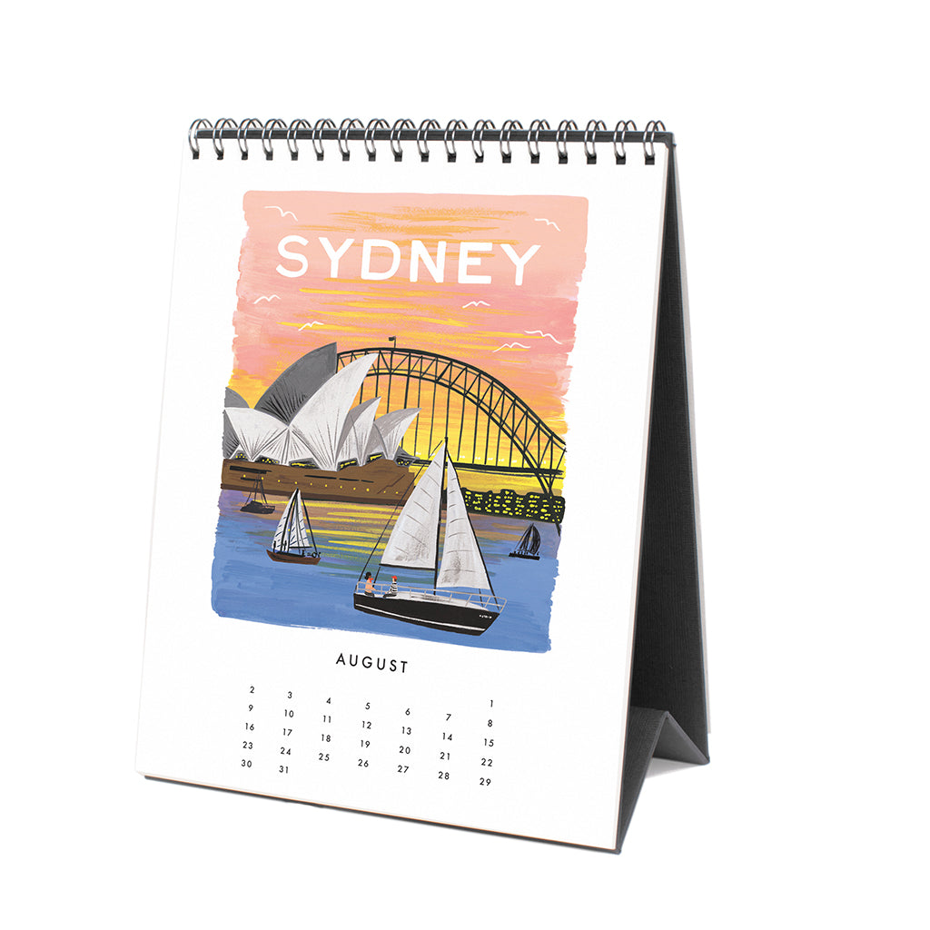 Desk Calendar 2020 - World Traveler