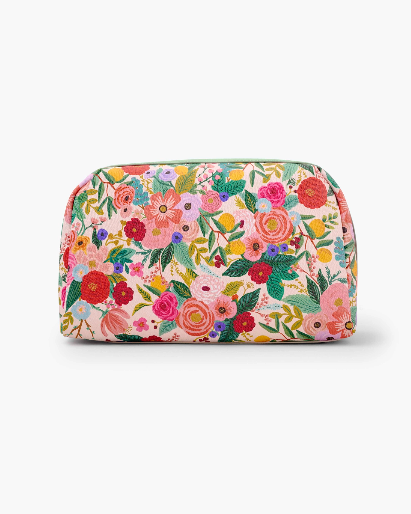 Large Cosmetic Pouch - Garden Party