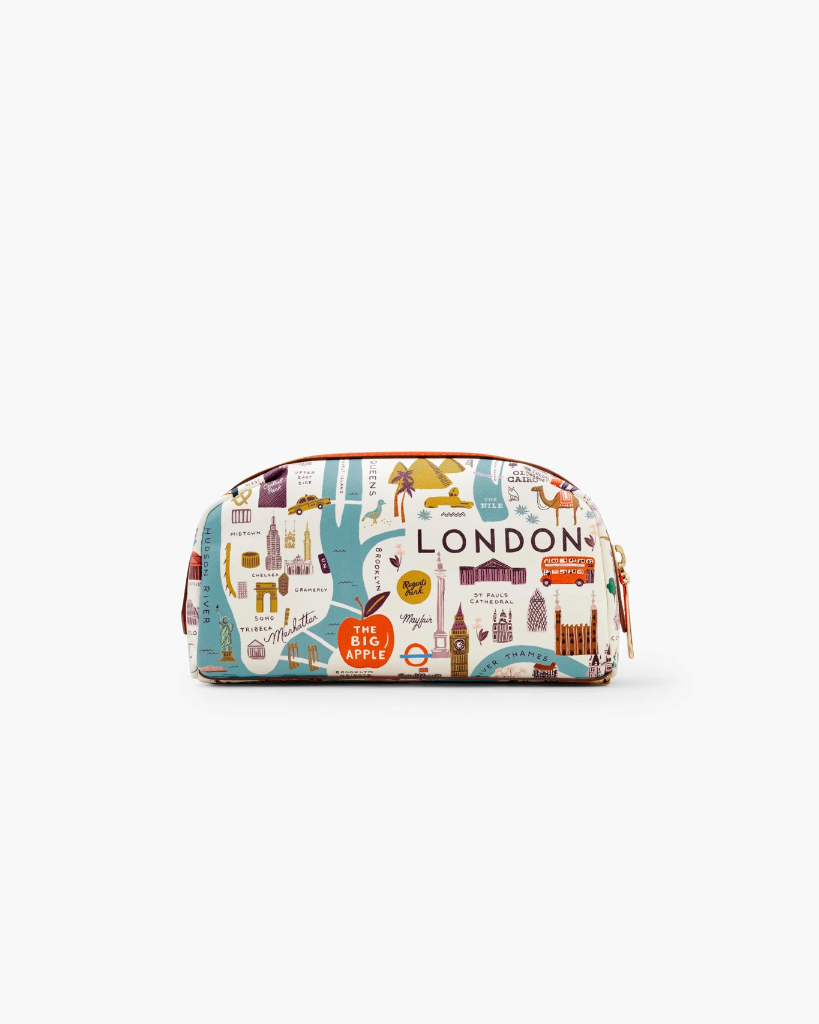 Small Cosmetic Pouch - Bon Voyage