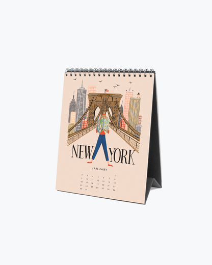 Desk Calendar 2022 - Explore The World