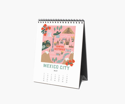 Desk Calendar 2021 - City Maps