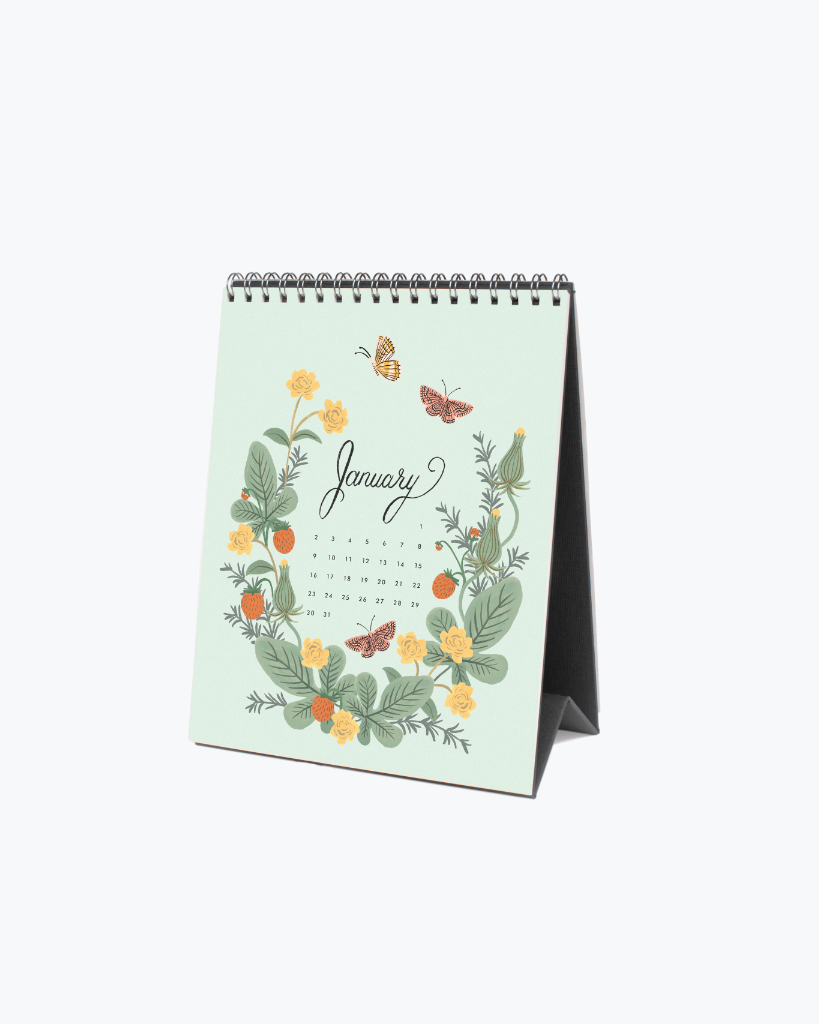 Desk Calendar 2022 - Wild Garden