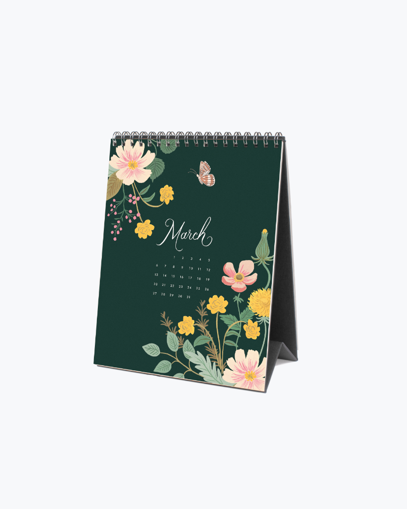 Desk Calendar 2022 - Wild Garden